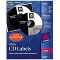 Avery Dennison Avery 5697 Laser CD/DVD Labels, Matte White, 250/Pack 5697